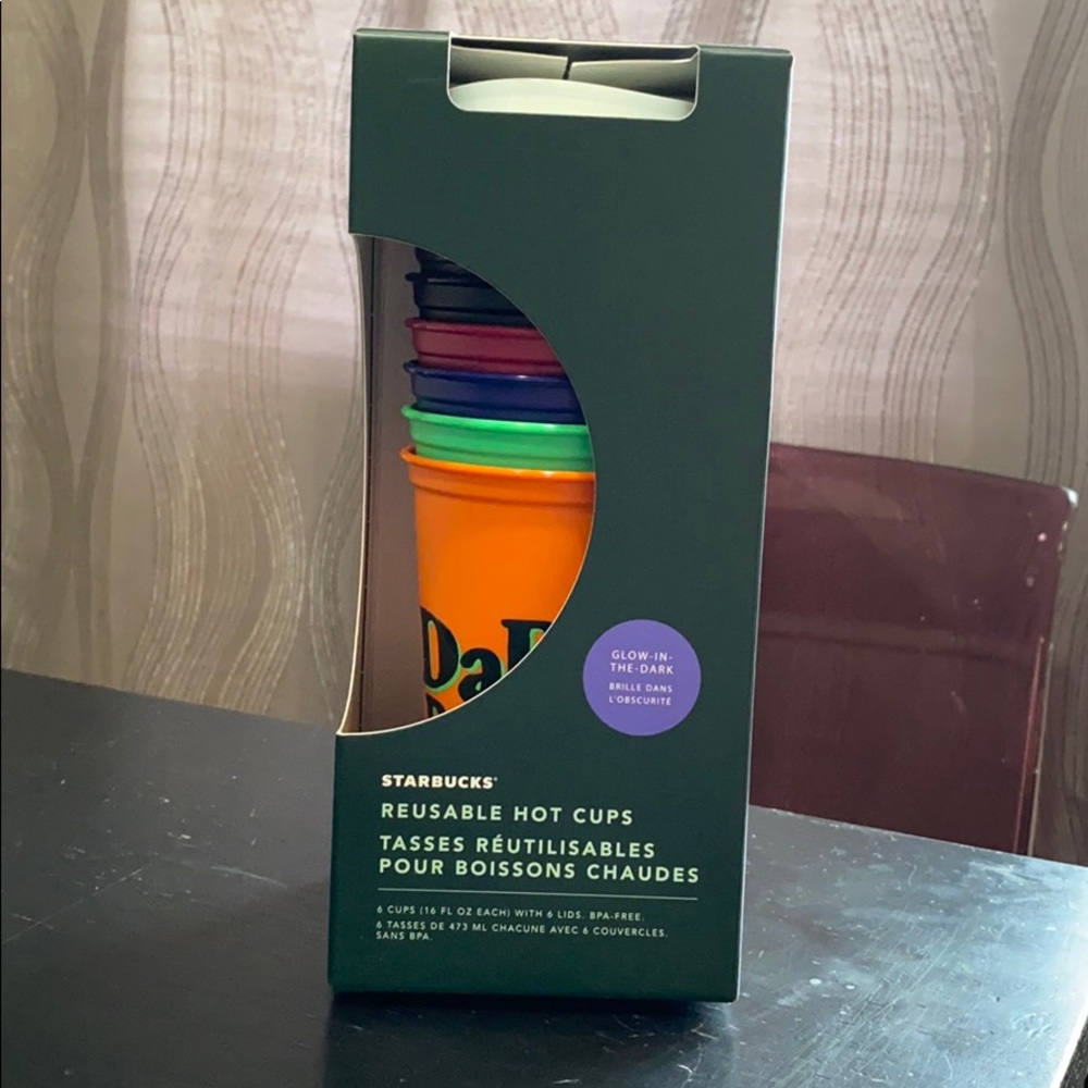 Glow In the Dark Halloween Reusable Hot Cups